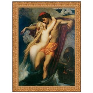 Design Toscano The Fisherman and the Syren, 1858 by Frederic Leighton Framed Painting Print