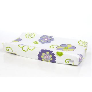 Sweet Potato by Glenna Jean Lulu Changing Pad Cover (White floral)    Glenna Jean