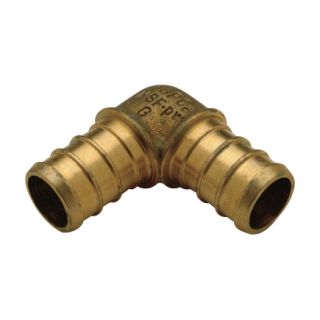 Apollo 1/2in x 1/2in Pex Brass Elbow (PX80630A)   Brass Pipe Fittings