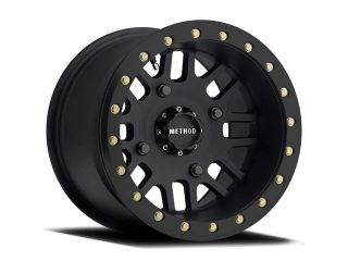 Method 406 Beadlock Matte Black ATV/UTV Wheel 14x8 4/137   (4+4)