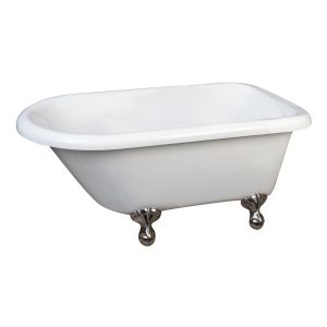 Barclay ATR7H61 WH BN Archer White/Brushed Nickel  Clawfoot Tubs Tubs & Whirlpools