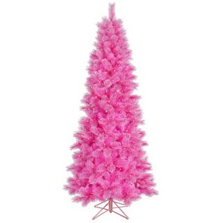 Vickerman Co. 7.5 Pink Cashmere Artificial Christmas Tree with Clear
