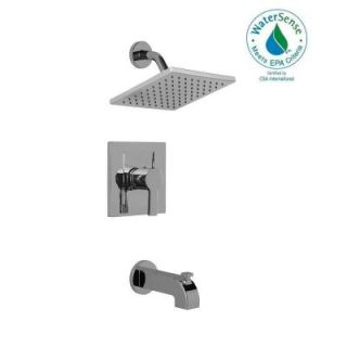 Glacier Bay Modern Single Handle 1 Spray Tub and Shower Faucet in Chrome 873X 6101