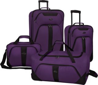 US Traveler Oakton 4 Piece Luggage Set   Purple    & Exchanges