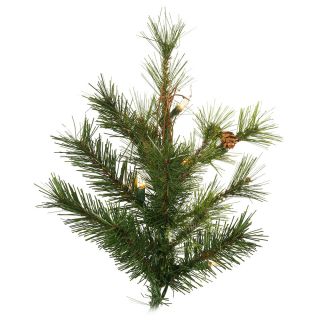 Vickerman Mixed Country Pine Slim 6.5 Green Artificial Christmas Tree