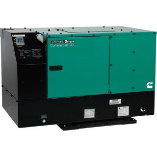 Cummins Onan Quiet Series Diesel Commercial Generator — 12 kW Watts, Model# 12HDKCD-2209  Commercial Generators