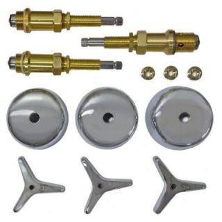 Binford 3 Valve Rebuild Kit for Tub and Shower with Chrome Handles for American Standard AS143