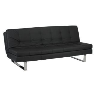 Euro Style Eric Sofa Bed Black   Futons