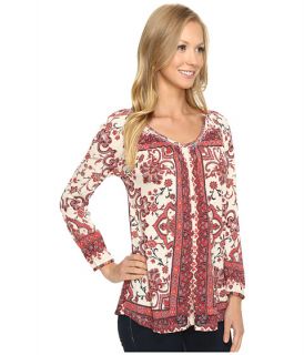 Lucky Brand Placed Print Top Multi