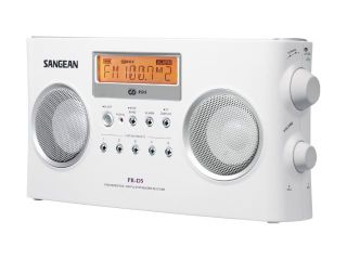 Sangean FM Stereo RBDS/AM Digital Tuning Portable Stereo Radio (White) PR D5 White