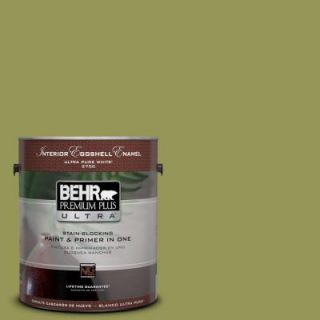 BEHR Premium Plus Ultra 1 gal. #400D 6 Grape Leaves Eggshell Enamel Interior Paint 275301