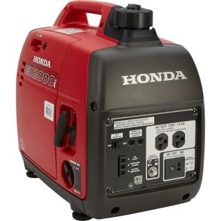 Honda EU2000 Portable Inverter Generator — 2000 Surge Watts, 1600 Rated Watts, CARB-Compliant, Model# EU2000i  Inverter Generators