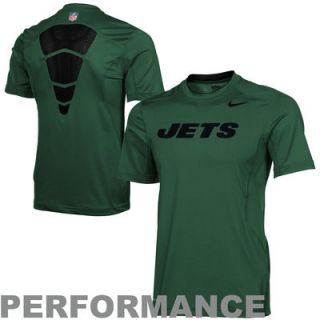 Nike New York Jets Dri FIT Hypercool 2 Speed Sideline Performance Top   Green