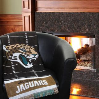 Jacksonville Jaguars 36 x 46 Triple Woven Baby Throw Blanket