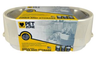 Pet Zone Store N Feed Pet Food Bowls   Dog Bowls & Feeders